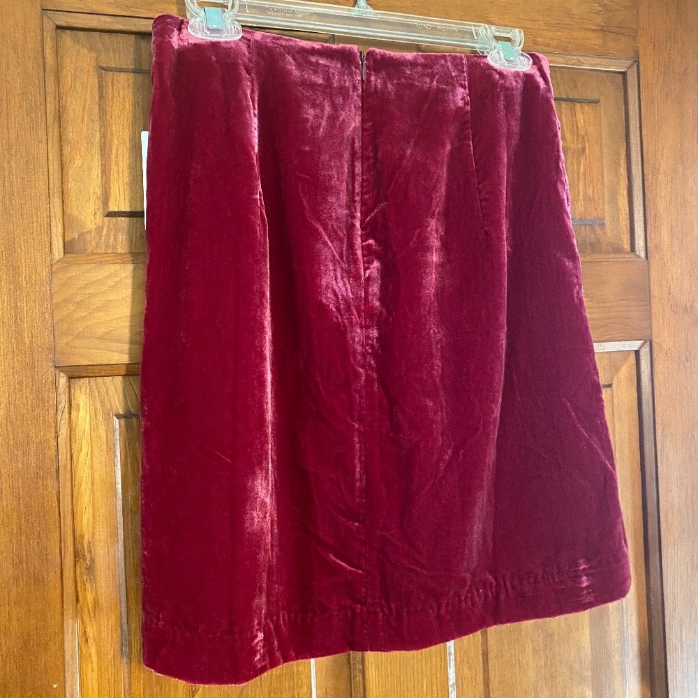NWT Anthropologie Montie Velvet Miniskirt size 6 - Picture 8 of 11